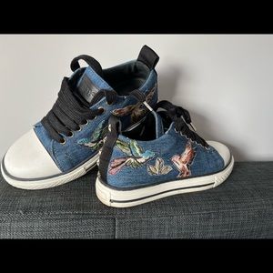 RED VALENTINO jeans sneakers